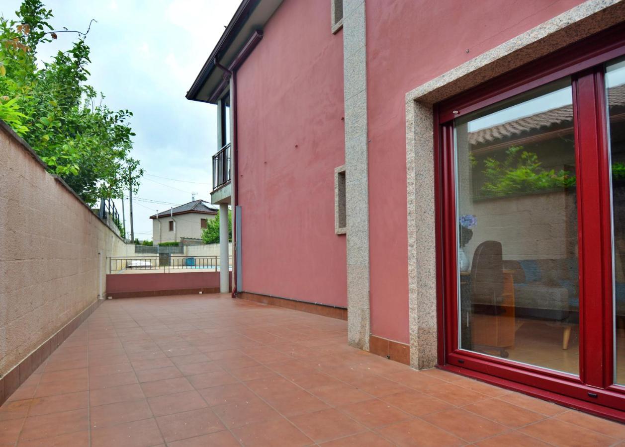 Apartamento Con Piscina Proximo A Sanxenxo Bagian luar foto