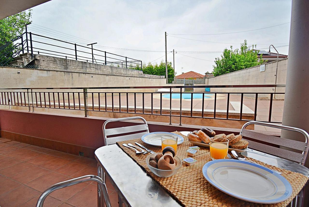 Apartamento Con Piscina Proximo A Sanxenxo Bagian luar foto